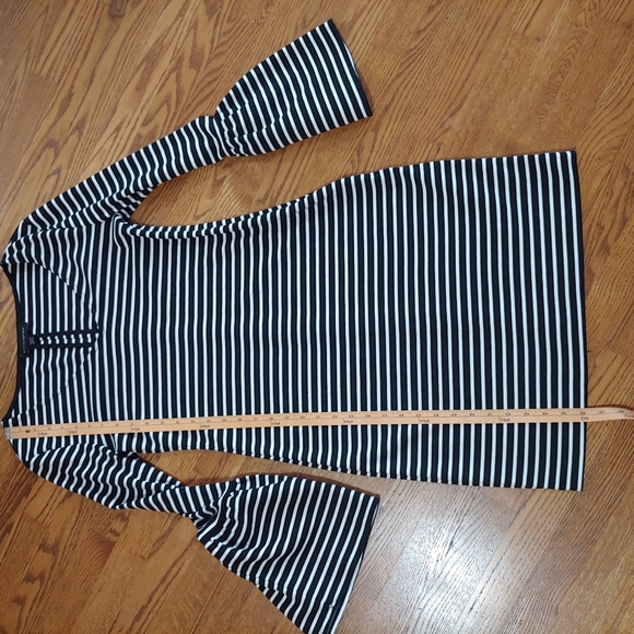 Banana Republic Striped Ponte Knit Dress - Picture 5 of 8